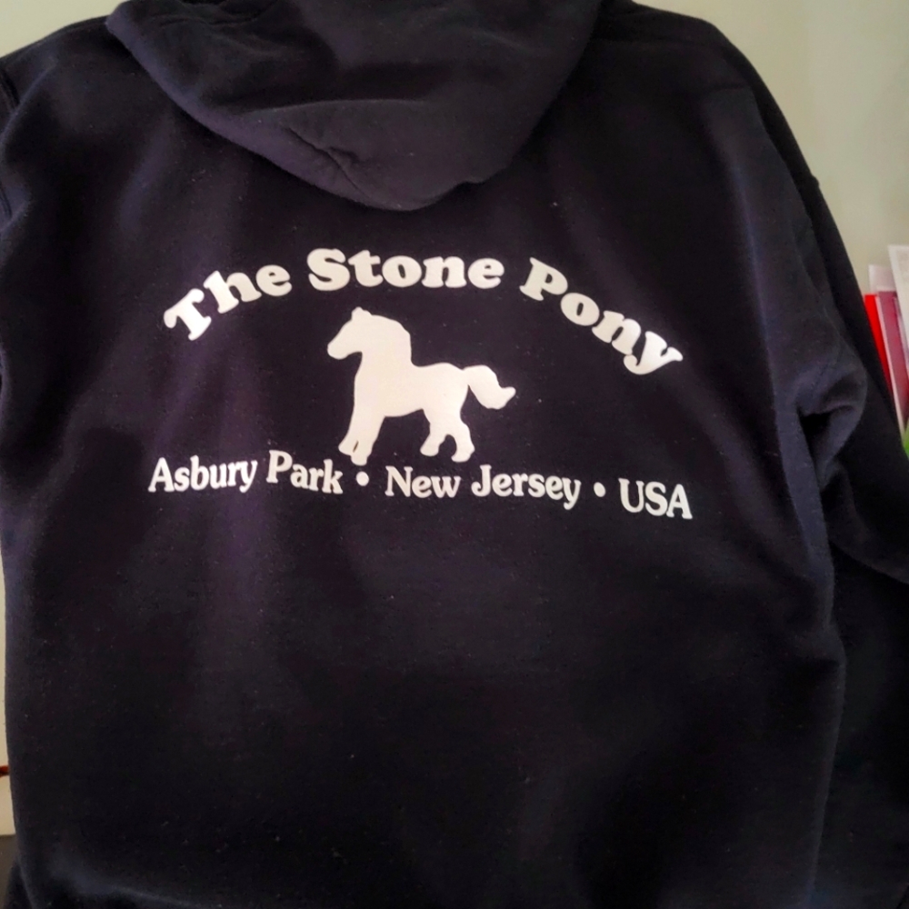 Stone pony hoody med mens